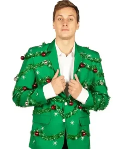 Below Deck S11 Gaudy Garland Green Blazer