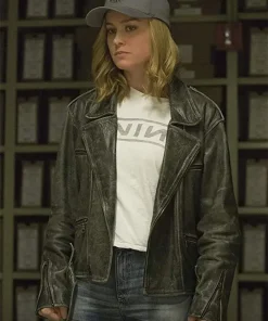 Captain Marvel Leather Jacket