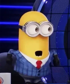 Despicable Me 4 Kevin the Minion 2024 Checked Blazer