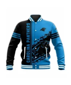 Lorne Carolina Panthers Football Varsity baseball Jacket