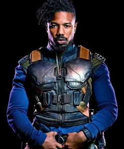 Michael B Jordan Black Panther Vest